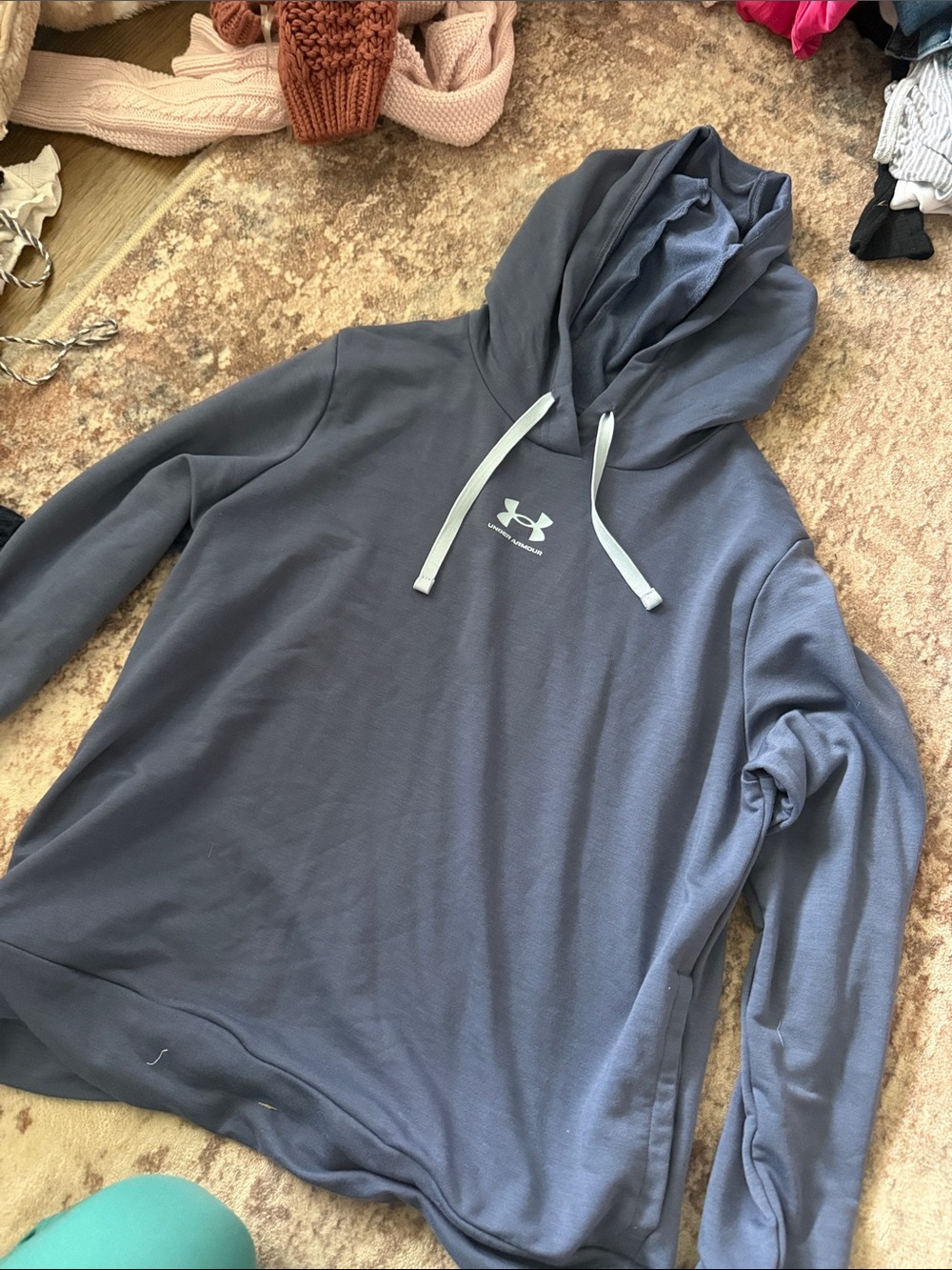 Under Armour light Hoodie in Slate Blue-Gray